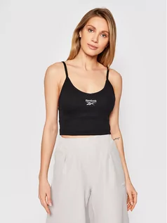 Koszulki i topy damskie - Reebok Top Classics Wardrobe Essentials GJ4894 Czarny Classic Fit - grafika 1