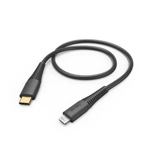 Hama Kabel ładujący Lightning USB-C 1,5 m Czarny - Kable - miniaturka - grafika 1