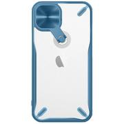 Etui i futerały do telefonów - Nillkin Cyclops Case wytrzymałe etui z osłoną na aparat i składaną podstawką iPhone 13 niebieski - miniaturka - grafika 1