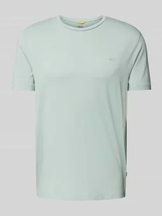 T-shirt z wyhaftowanym logo - Koszulki męskie - miniaturka - grafika 1