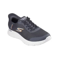 Buty trekkingowe damskie - Tenisówki Skechers Model Slip Ins: Go Walk Kolor Szary - miniaturka - grafika 1