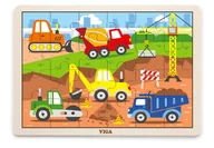 Puzzle - VIGA brak 51463 Puzzle na podkładce 24 elementy - na budowie 6934510514631 - miniaturka - grafika 1