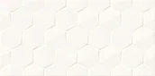 Płytki ceramiczne - Glazura Wt1012 Alterio white hexa structure satin rectified 29,8x59,8 Cersanit - miniaturka - grafika 1