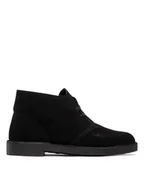 Botki męskie - Clarks Trzewiki Bushacre 3 261635277 Czarny - miniaturka - grafika 1