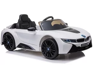 Import LEANToys Auto na Akumulator BMW JE1001 Biały - Pojazdy elektryczne dla dzieci - miniaturka - grafika 1