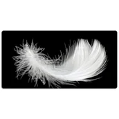 Podkładki na biurko - Podkładka na biurko Białe pióro 120x60 cm - miniaturka - grafika 1