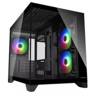 Obudowy komputerowe - Obudowa Cougar CGR-2QA6B-RGB Mini Tower Czarny 382QA60.0001 - miniaturka - grafika 1