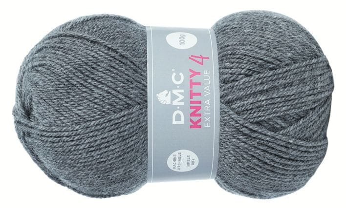 WŁÓCZKA DMC KNITTY 4 KOL.838 / POPIELATY