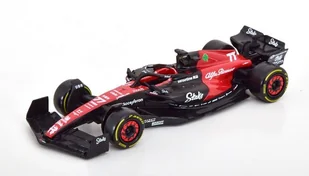 Bburago Alfa Romeo C43 #77 F1 Valtteri Bottas   1:43 38085 - Samochody i pojazdy dla dzieci - miniaturka - grafika 1