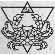 Puzzle - Drewniane Puzzle 3D - Dekoracja Ścienna Rak Ewa Eco-Wood-Art - miniaturka - grafika 1