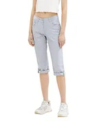 Spodnie damskie - TOM TAILOR Damskie spodnie 1036630, 12320-Thin Stripe Pants, 38, 12320 - Thin Stripe Pants, 38 - miniaturka - grafika 1