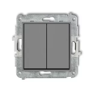 Karlik Łącznik świecznikowy MINI szary 27MWPUS-2 - Wyłączniki światła i elektryczne - miniaturka - grafika 1