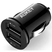 Akcesoria do nawigacji - AUKEY AUKEY CC-S1 ultraszybka ładowarka samochodowa 2xUSB AiPower 4.8A 24W CC-S1 - miniaturka - grafika 1