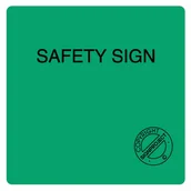 Systemy ekspozycyjne i znaki informacyjne - AC502 SAFETY SIGN, FN - FOLIA SAMOPRZYLEPNA; (200X200MM) - miniaturka - grafika 1