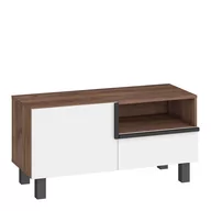 Szafki RTV - Szafka RTV 1D1S LAR-08 Lars MebloCross Dąb Artisan / Biały Mat - miniaturka - grafika 1