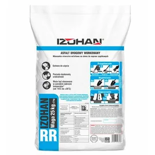 Izohan RR 25 kg asfalt workowany - Preparaty bitumiczne - miniaturka - grafika 1