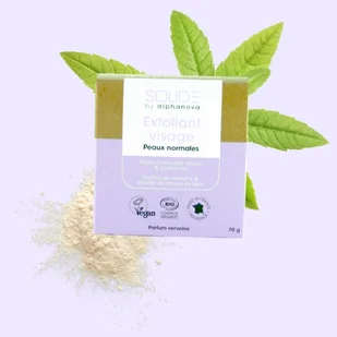 ALPHANOVA SOLIDE Alphanova Solide, Peelingująca kostka do mycia twarzy, 75g - Peelingi do ciała - miniaturka - grafika 1
