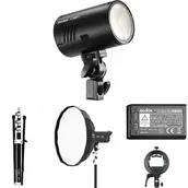 Lampy studyjne - Godox AD100 PRO TTL Plener Kit - miniaturka - grafika 1