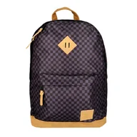 Plecaki szkolne i tornistry - Incood, Plecak Czarno-Grafitowa Szachownica - miniaturka - grafika 1