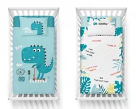 Pościel dla dzieci - Pościel Bambusowa 100X135 Dinozaur 3951A - miniaturka - grafika 1
