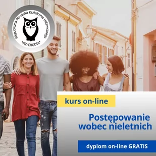 Postępowanie wobec nieletnich w systemie wymiaru sprawiedliwości z elementami suicydologii kurs online - Pomoce naukowe - miniaturka - grafika 1