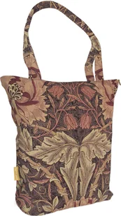 Torba na ramię shopper Tkanina z wiciokrzewem William Morris - Torby i wózki na zakupy - miniaturka - grafika 1