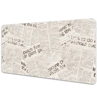 Podkładki na biurko - Podkładka z nadrukiem Gazety w stylu vintage 90x45 - miniaturka - grafika 1