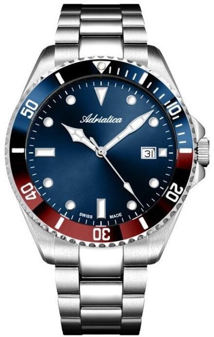 Zegarek męski Adriatica A8347.T195QR srebrny