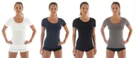 Koszulki i topy damskie - Brubeck, T-shirt damski, Comfort Wool, rozmiar S - miniaturka - grafika 1