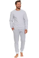 Piżamy męskie - Piżama Doctor Nap PMB.5248 grey - miniaturka - grafika 1