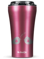 Kubki termiczne - Kubek termiczny na kawę Dr.Bacty Apollo 2.0 - 360 ml - Pink - Ptaszkowe love - miniaturka - grafika 1