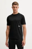 Koszulki męskie - Hummel t-shirt treningowy męski kolor czarny z nadrukiem 229885 - miniaturka - grafika 1