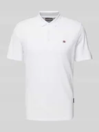 Koszulki męskie - Koszulka polo o kroju slim fit z wyhaftowanym logo model ‘EALIS’ - miniaturka - grafika 1
