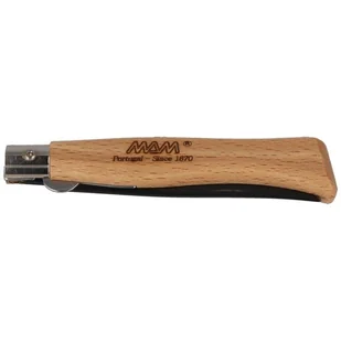 MAM - Nóż składany z blokadą Black Titanium Beech Wood 83 mm - 2085 - Noże - miniaturka - grafika 6