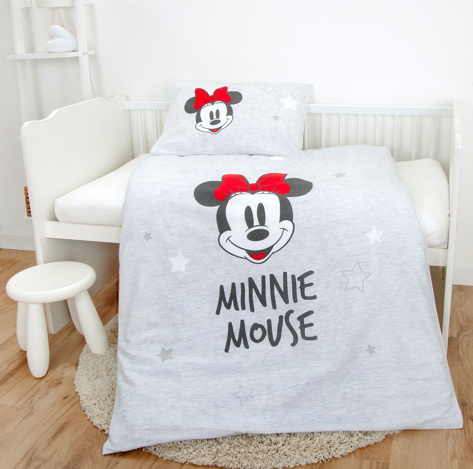 Pościel dziecięca Disney Minnie Mouse stars 40 x 60 i 100 x 135 cm