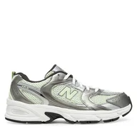 Buty dla dziewczynek - Sneakersy New Balance GR530ADF Srebrny - miniaturka - grafika 1
