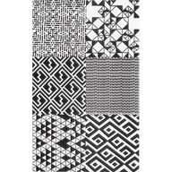 Płytki ceramiczne - Dekor NERO Majolica 25 x 40 cm - miniaturka - grafika 1