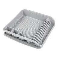 Suszarki do naczyń - Odsączarka do naczyń Pierre z dużą tacą szara keeeper - miniaturka - grafika 1