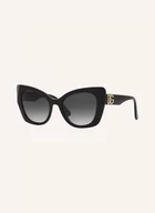 Okulary przeciwsłoneczne - Dolce & Gabbana Okulary Przeciwsłoneczne dg4405 schwarz - miniaturka - grafika 1