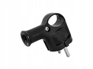 Kostki, złączki, wtyczki - Wtyczka kątowa z uchem z/u 16A 250V UNISCHUKO czarna WT-40-2 - miniaturka - grafika 1