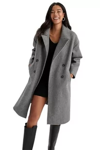 DeFacto damska kurtka przeciwdeszczowa – DeFacto płaszcz zimowy dla kobiet (antracytowy, S), anthra, S - Kurtki damskie - miniaturka - grafika 1