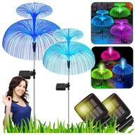 Lampy ogrodowe - Lampki Ogrodowe Solarne Meduza LED Multikolor - Zestaw 2 Szt. D929 - miniaturka - grafika 1