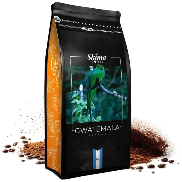 Kawa Mielona 500g GWATEMALA 100% ARABICA Świeżo Palona SkimaCoffee + GRATIS