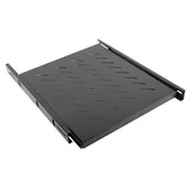Akcesoria do szaf serwerowych - Lanberg Półka do szaf 19'' 800mm 1U 465x550mm czarna NULAGR000000011 [5054603] - miniaturka - grafika 1