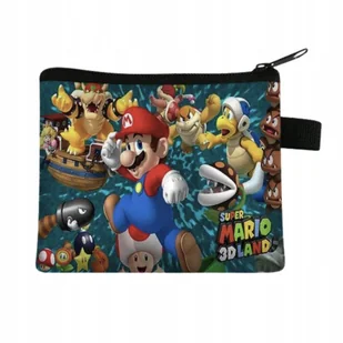 Portfel Saszetka Dla dzięci Super Mario Bros wzór 8 - Nerki - miniaturka - grafika 1