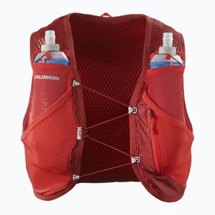 Kamizelka do biegania Salomon Active Skin 8 set red dahlia/high risk - Plecaki - miniaturka - grafika 1