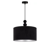 Lampy sufitowe - Duolla - Żyrandol na lince LYON 1xE27/15W/230V śr. 40 cm czarny - miniaturka - grafika 1