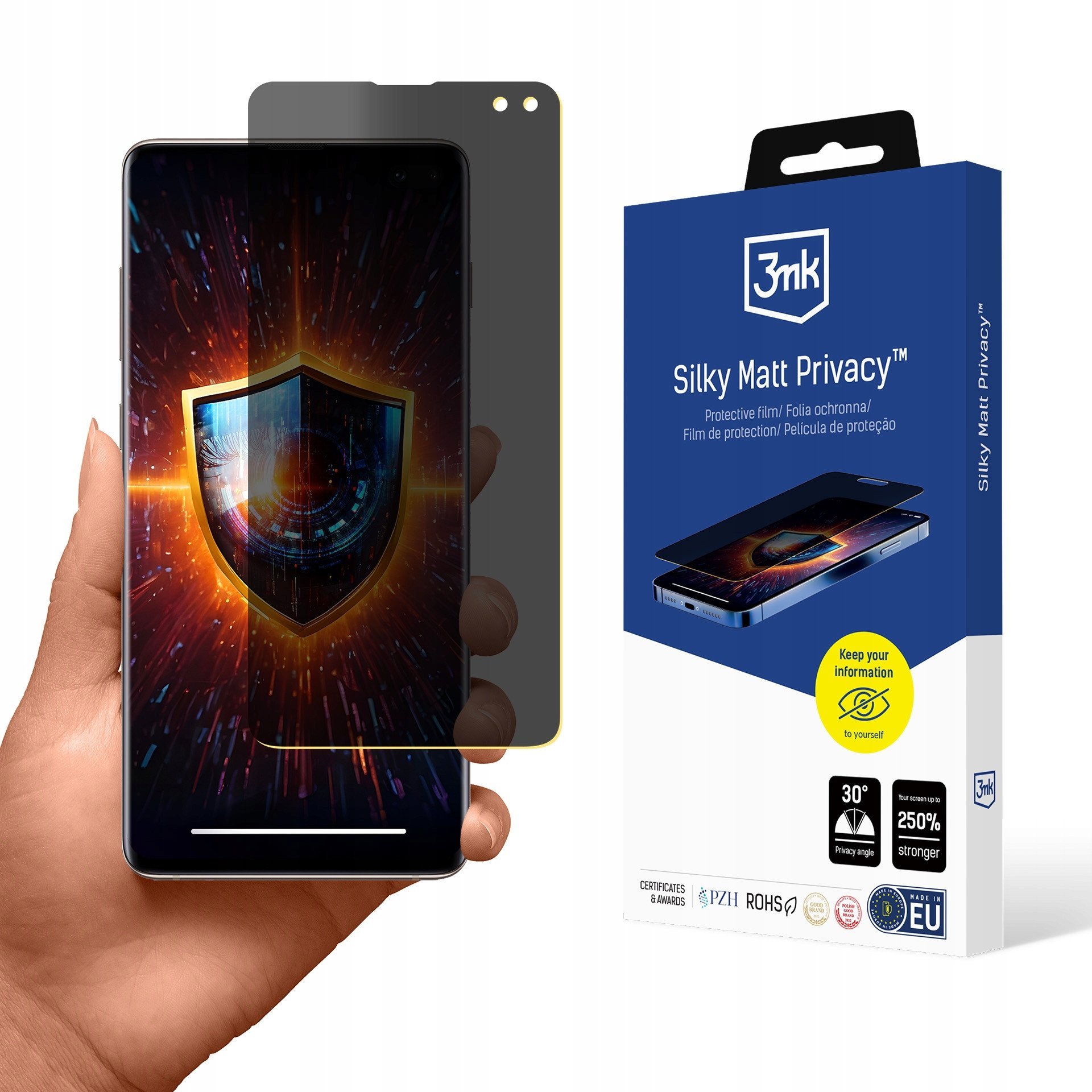 3mk Silky Matt Privacy pro Samsung Galaxy S10 Plus