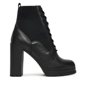 Botki damskie - Botki Aldo Rebellious 13875053 Czarny - miniaturka - grafika 1