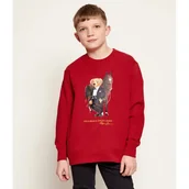 Bluzy dla dziewczynek - POLO RALPH LAUREN Bluza TERRY Regular Fit - miniaturka - grafika 1